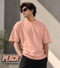 Peach - Drop Shoulder Tee